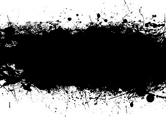 Image showing black splat band