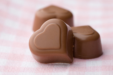 Image showing Heart shape chocolate