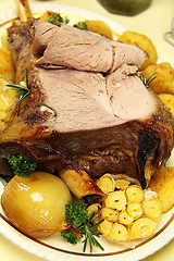 Image showing Baked Leg Of Lamb