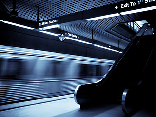 Image showing Subway station