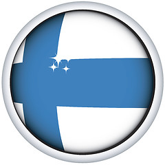 Image showing Finnish flag button