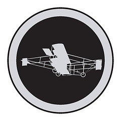 Image showing Emblem of an vintage plane 2