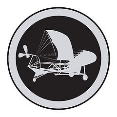 Image showing Emblem of an vintage plane 3