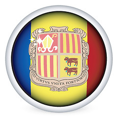 Image showing Andorra flag button