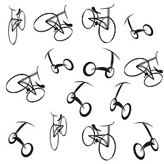 Image showing Bike pattern