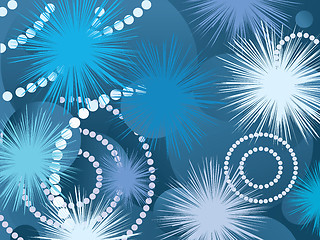 Image showing Fantasy fireworks, conceptual vector design