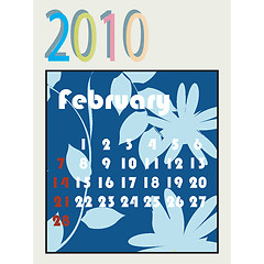 Image showing 2010 calendar