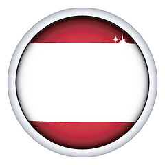 Image showing Austrian flag button