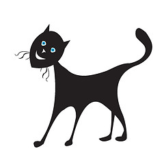 Image showing Cat silhouette