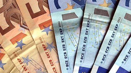 Image showing Euro notes