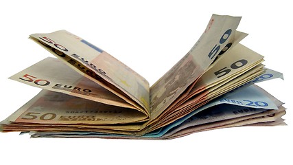 Image showing Euro notes