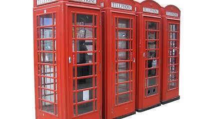 Image showing London telephone box