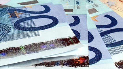 Image showing Euro notes