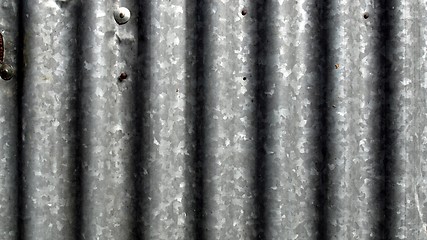 Image showing Corrugated steel