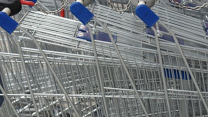 Image showing Shopping carts