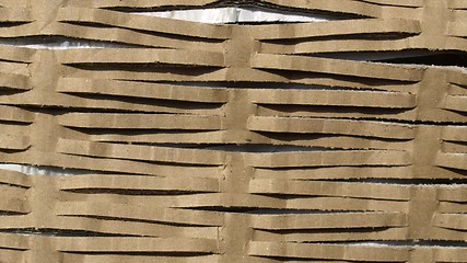 Image showing Corrugated cardboard