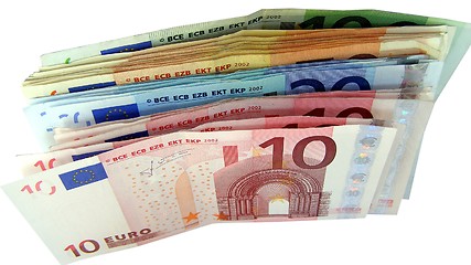 Image showing Euro notes