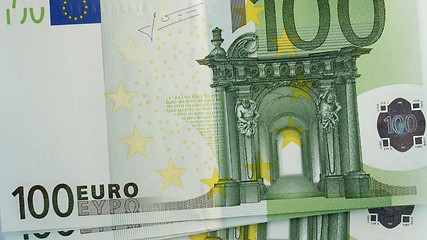 Image showing Euro notes