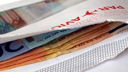 Image showing Money in envelope