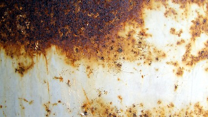 Image showing Rusted steel