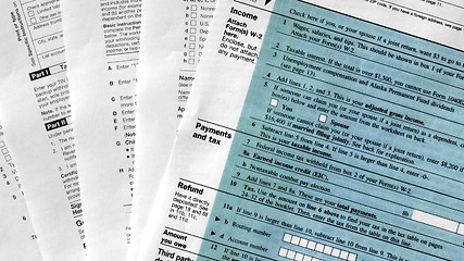 Image showing Tax forms