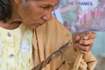 Image showing The annual Umbrella Festival in Chiang Mai, Thailand, 2010