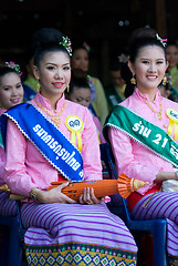 Image showing The annual Umbrella Festival in Chiang Mai, Thailand, 2010