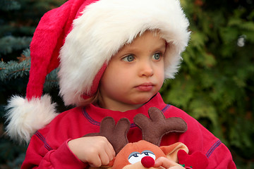 Image showing Christmas baby