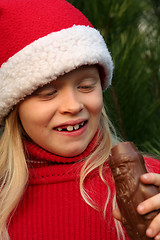 Image showing Christmas girl