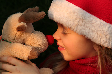 Image showing Christmas girl