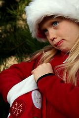 Image showing Christmas girl