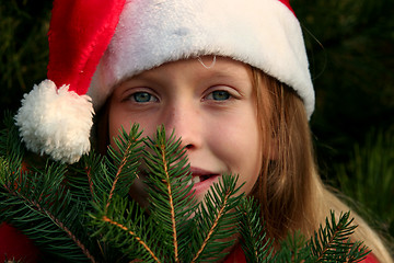 Image showing Christmas girl 