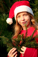 Image showing Christmas girl 