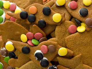 Image showing Gingerbread background