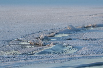 Image showing Ice on a river