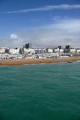 Image showing Brighton Beach Coastline