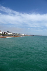 Image showing Brighton Beach Coastline