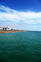 Image showing Brighton Beach Coastline