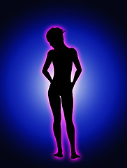 Image showing Nude Women Silhouette