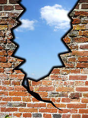 Image showing Crack In The Wall