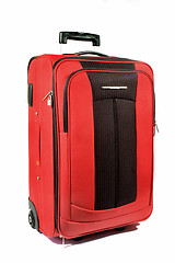 Image showing Red suitcase