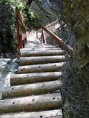 Image showing Bidge of wood. Platres. Cyprus