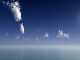 Image showing The Sky And Sea