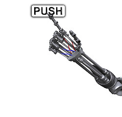 Image showing Robot Hand Pushing Button