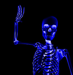 Image showing Skeleton Waving