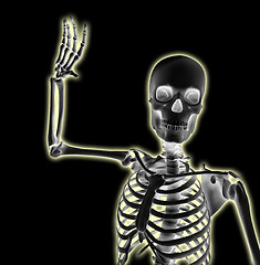 Image showing Skeleton Waving