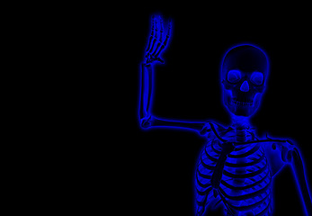 Image showing Skeleton Waving