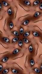 Image showing Eye Tile Pattern