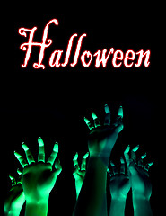 Image showing Halloween Hands