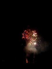 Image showing Firework display at Barkingside recreation ground.